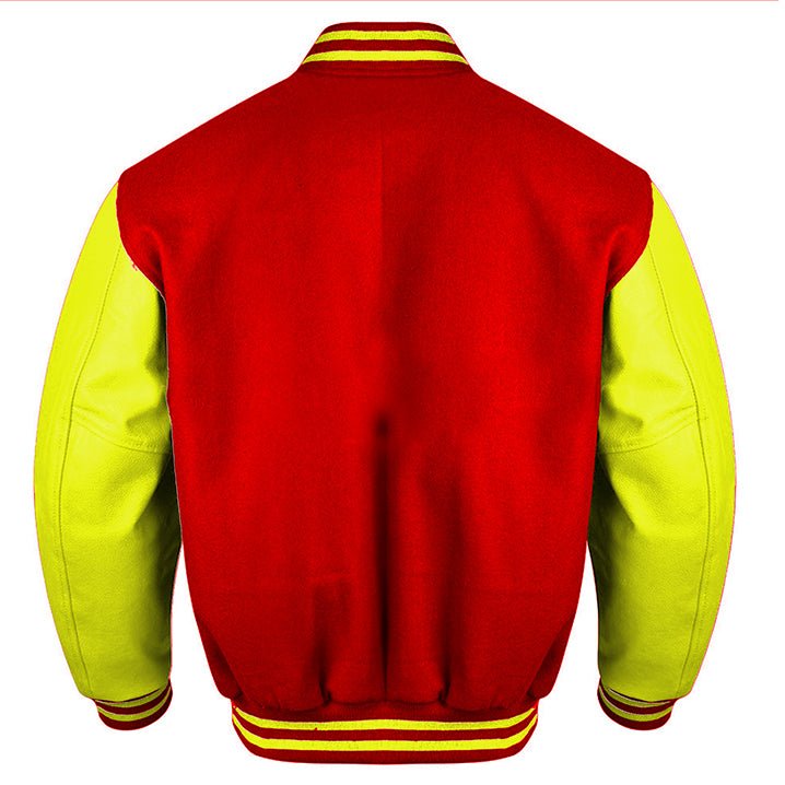 Varsity Jacket - Red Yellow
