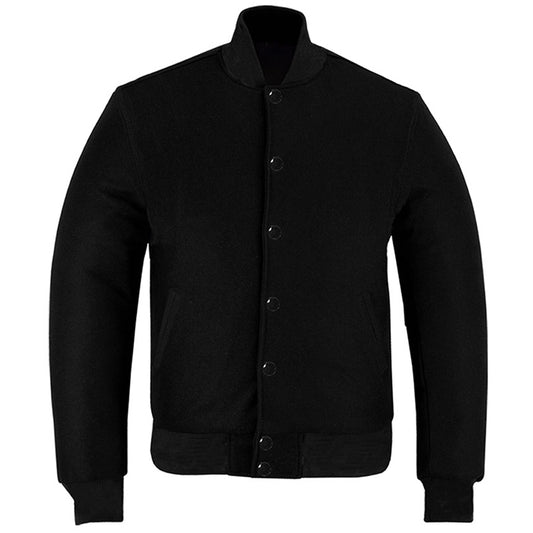 Jackets for Men in Solid Black